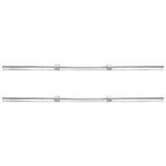 Linear Guide Rail Set, SBR20 1500mm, 2 PCS 59 in/1500 mm SBR20 Guide Rails and 4 PCS SBR20UU Slide Blocks, Linear Rails and Bearings Kit for Automated Machines DIY Project CNC Router Machines