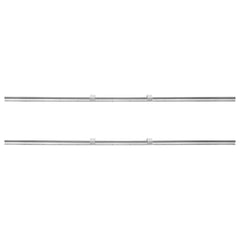 Linear Guide Rail Set, SBR20 2200mm, 2 PCS 86.6 in/2200 mm SBR20 Guide Rails and 4 PCS SBR20UU Slide Blocks, Linear Rails and Bearings Kit for Automated Machines DIY Project CNC Router Machines