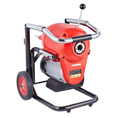 Drain Cleaner Machine 120FT x 6/5" 1100W Sectional Snake Auger Manual Feed