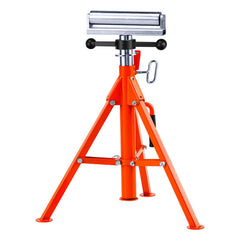 Roller Stand, Heavy Duty 1136 KG Load Capacity, 27.6"-52" Height Adjustable, 45# Steel Folding Roller Support Stand for Pipes, Wooden Boards