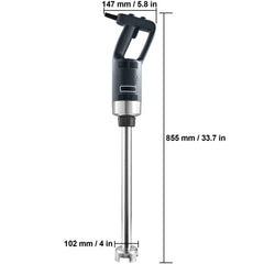 Commercial Immersion Blender Heavy Duty Hand Mixer 750W Variable Speed