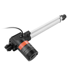 Linear Actuator 12V, 10 Inch Heavy Duty 1320lbs/6000N Linear Actuator, 0.19"/s Linear Motion Actuator with Mounting Bracket & IP44 Protection for Electric Door Industrial Machinery Vessels Cargo