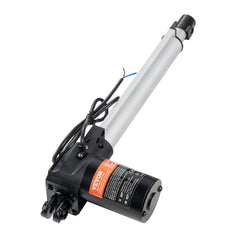 Linear Actuator 12V, 10 Inch Heavy Duty 1320lbs/6000N Linear Actuator, 0.19"/s Linear Motion Actuator with Mounting Bracket & IP44 Protection for Electric Door Industrial Machinery Vessels Cargo