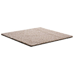 Carpet Tiles 457x457 mm, 10 Pack Carpet Square Rug Detachable & Damage-free, Self Adhesive Home Floor Soft Plush Padded for 2.1㎡ Coverage, Easy DIY for Living Room & Bedroom, Light Brown