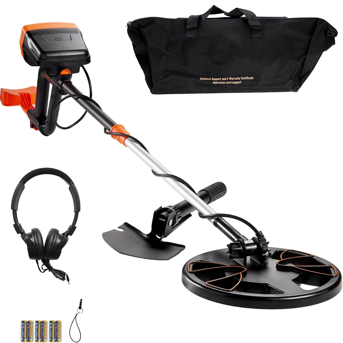 Metal Detector for Adults & Kids, 8", Professional Adjustable Higher Accuracy Gold Detector, IP68 Waterproof Coil with LCD Display Advanced DSP Chip, for Detecting Gold Coin Treasure Hunting