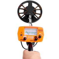Metal Detector for Adults & Kids, 8", Professional Adjustable Higher Accuracy Gold Detector, IP68 Waterproof Coil with LCD Display Advanced DSP Chip, for Detecting Gold Coin Treasure Hunting