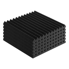 Acoustic Foam Panels 48 Pack 12 x 12 x 1 in Adhesive for Wall Ceiling