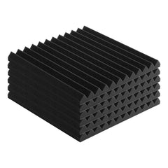 Acoustic Foam Panels 48 Pack 12 x 12 x 1 in Adhesive for Wall Ceiling