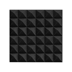 Acoustic Foam Panels 48 Pack 12 x 12 x 2 in Adhesive for Wall Ceiling