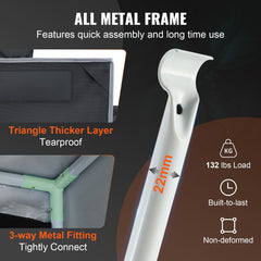 Grow Tent 48 x 48 x 80 in Indoor Growing Tent Hydroponic Window Door Tray