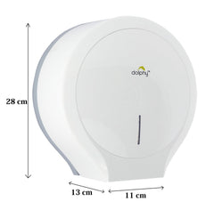 CLASSIC Jumbo Toilet Paper Roll Dispenser - White