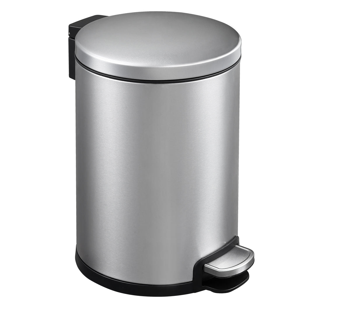 Round Soft Closing Stainless Steel PEDAL Bin - 6L
