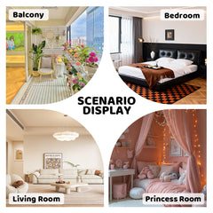 Swivel Vanity Chair Height Adjustable Upholstered Office Chair with Cushion Back And Universal Wheels for Living Room Bedroom Home Office Computer Chair