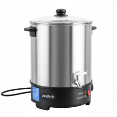 Devanti 16L Wax Melter Candle Making 1500W Melting Pot Furnace Quick Pour Spout Soy Soap
