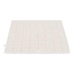 Giselle Faux Fur Weighted Blanket 2 Sided Long Pile Sherpa Reverse Cream 11KG 152 x 203cm