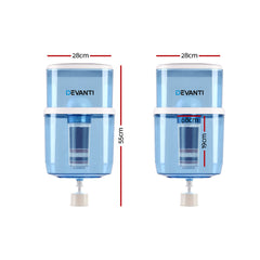 Devanti Water Cooler Dispenser 22L Filter Bottle
