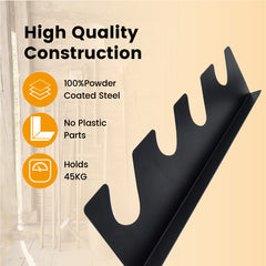 3 Sets Garden Tool Organizer Heavy Duty Carbon Steel Wall-mounted Garage Shed Storage Utility Racks For Broom Rake Mop 100Lbs Strong Loading Capacity