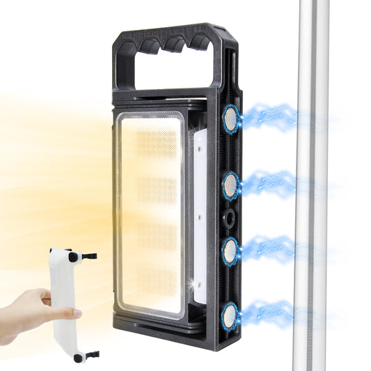 Magnetic Led Work Light Portable Led Lantern 8000mAh Rechargeable Outdoor 360 Rotating Emergency Light with 320 Led Lights for Camping Car Repair Job Site