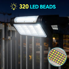 Magnetic Led Work Light Portable Led Lantern 8000mAh Rechargeable Outdoor 360 Rotating Emergency Light with 320 Led Lights for Camping Car Repair Job Site