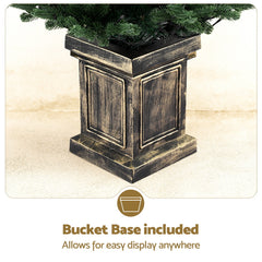 Jingle Jollys Christmas Tree 1.2M LED Potted Xmas Tree Party Decor 8 Light Modes