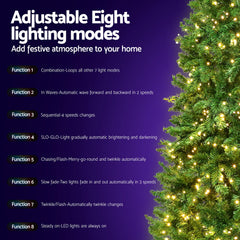 Jingle Jollys Christmas Tree 1.8m LED Xmas Tree Decorations 874 Tips