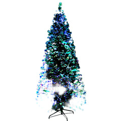 Jingle Jollys 1.8m Christmas Tree Optic Fibre LED Xmas tree 300 Tips