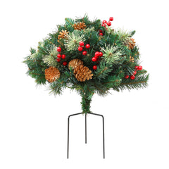 Jingle Jollys 2 Pack 45cm Lighted Artificial Christmas Tree Pathway Xmas Trees