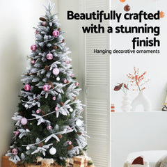 Jingle Jollys 33pcs Christmas Tree Decorations Set Baubles Ornaments Party Pink