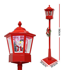 1.8M Christmas Lights Post Lamp LED Outdoor Decorations Jingle Jollys
