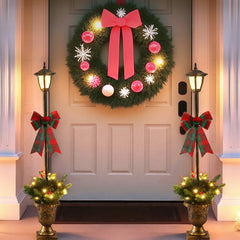 Jingle Jollys Christmas Lights 125cm Lamp Post 50 LED Fairy Light Decorations