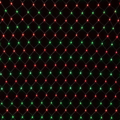Jingle Jollys Christmas Lights 6x4m Christmas Net Lights 1000LED Red Green Festive Lighting