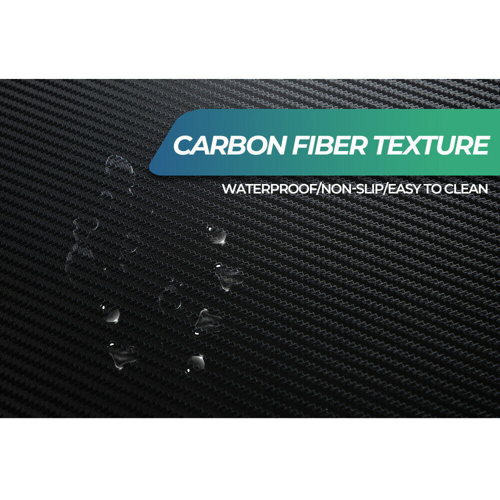 Alston 120cm Large Gaming Desk LED RGB Computer Desk Z Model Racer Carbon Fibre Surface Table Workstation Max Load 175KG with Cup Holder and Headphone Holder