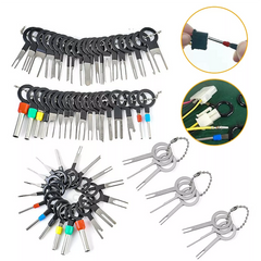 84pcs Terminal Removal Tool Kit Wire Connector Pin Remover Terminal Release Tool Kit Terminal Ejector Kit Multi-Use Car Repair Kit