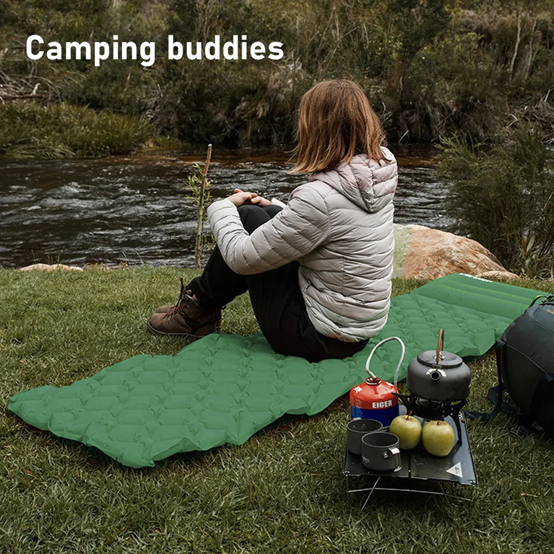Self inflating sales air mattress camping