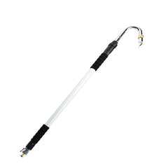 Stainless Steel Pressure Washer Gutter Cleaner Aluminium Alloy Water Fed Pole for Gutter Cleaning 180 Rotatable Nozzle Max 1.75m With Curved End