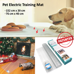 Pet Scat Mat 152x30cm Electronic Indoor Training Static Deterrent Safety Isolate Safe Pulse Auto Shutoff 3 Modes for Dogs and Cats Battery-Operated