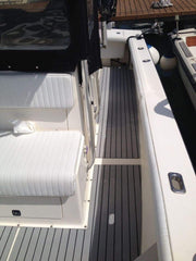 EVA Boat Flooring Mat Foam Boat Decking Faux Teak Marine Mat Boat Carpet Sea Deck Marine Flooring for Motorboat RV Yacht Kayak Surfboard 240cmx90cm