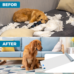 Pet Scat Mat 152x30cm Electronic Indoor Training Static Deterrent Safety Isolate Safe Pulse Auto Shutoff 3 Modes for Dogs and Cats Battery-Operated