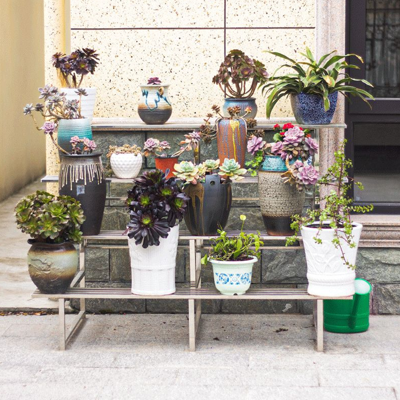 4-tier 150x100cm Outdoor Garden Pot Plant Stand Yarra Supply