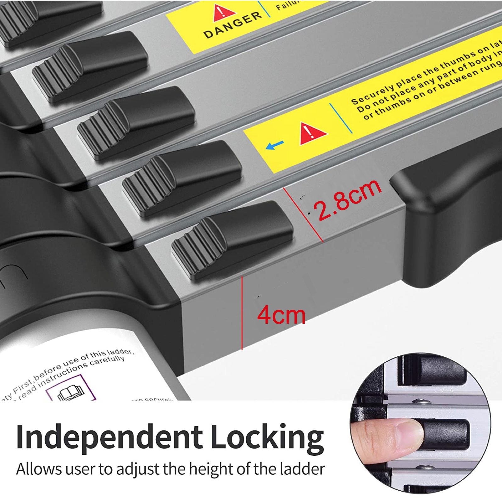 3.8M Telescopic Ladder Order Today At YarraSupply Portable Ladder Yarra Supply