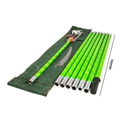 Alston 8M Detachable Pole Pruning Saw Tree Trimmer Extendable Shearing Loppers Hand Pole Saw With Storage Bag Portable Long Reach Yard Garden Pruning Cutter